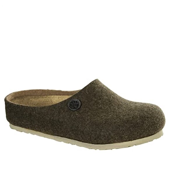 Birkenstock Kaprun Clog Toddler, FE Doubleface Khaki, 8-8.5 Toddler - Picture 1 of 2